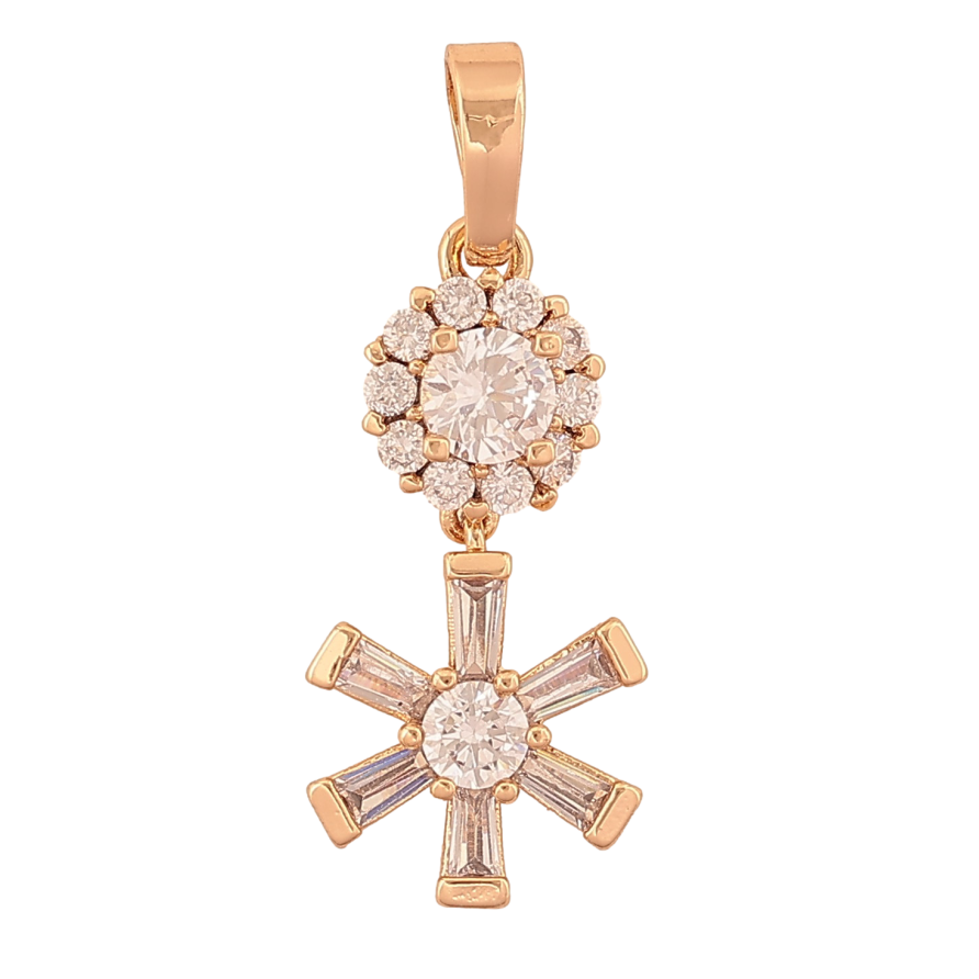 Кулон Xuping цвет Позолота 18K "Очарование" для цепочки до 6мм фото №1 Кулон Xuping цвет Позолота 18K "Очарование" для цепочки до 6мм фото №1