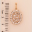 Кулон Xuping цвет Позолота 18K "Декоративная кристальная подвеска" для цепочки до 6мм фото №4 Кулон Xuping цвет Позолота 18K "Декоративная кристальная подвеска" для цепочки до 6мм фото №4