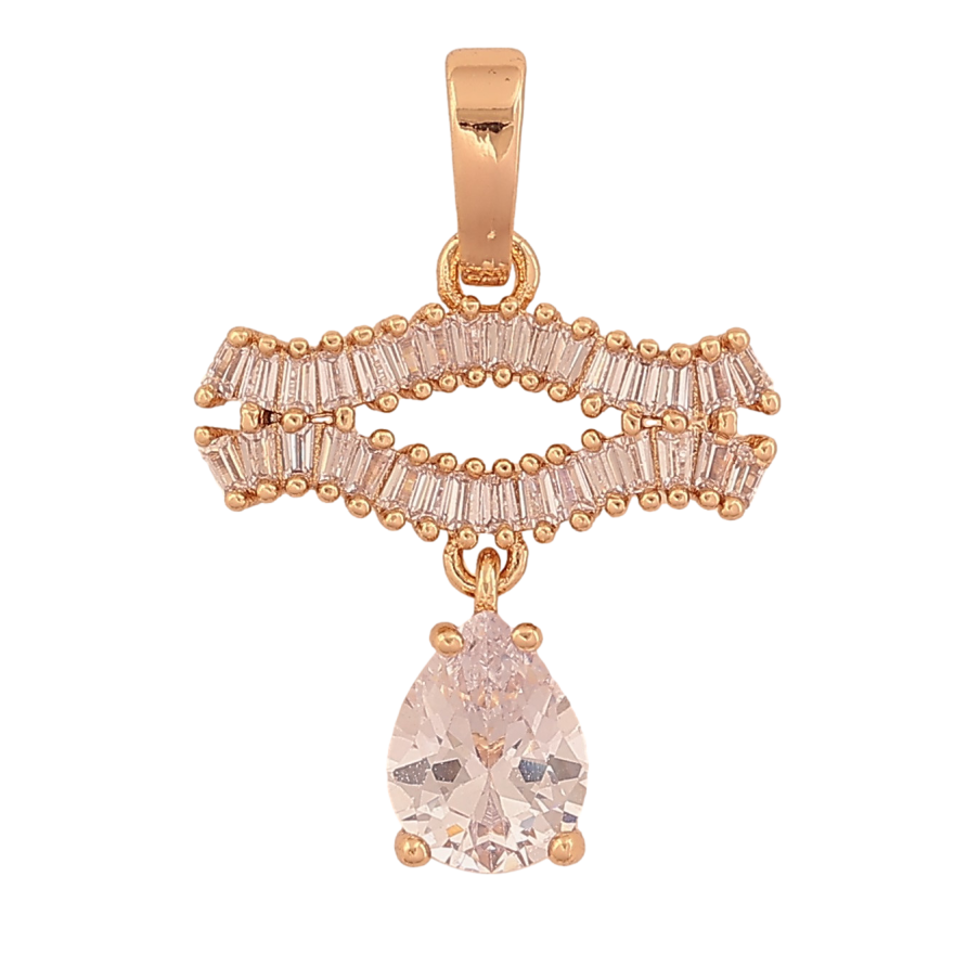 Кулон Xuping цвет Позолота 18K "Декоративная подвеска с кристаллами" для цепочки до 6мм фото №1 Кулон Xuping цвет Позолота 18K "Декоративная подвеска с кристаллами" для цепочки до 6мм фото №1