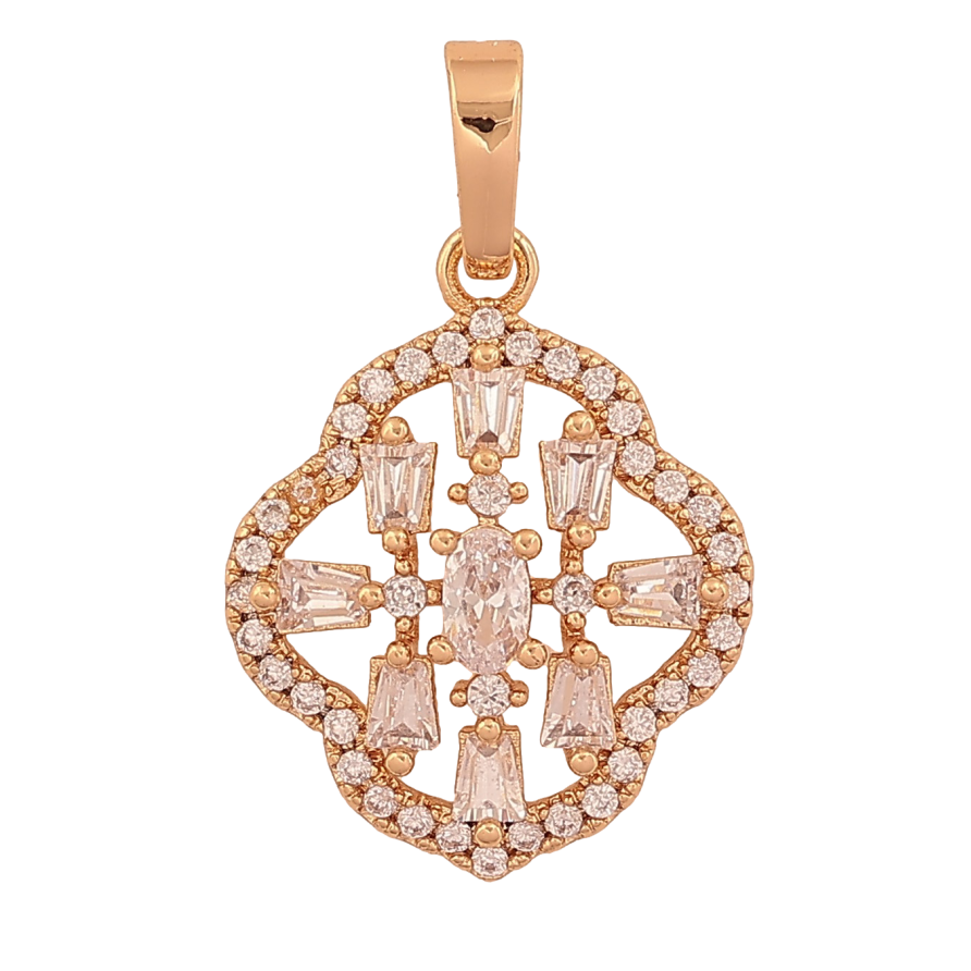 Кулон Xuping цвет Позолота 18K "Фигурная кристальная подвеска" для цепочки до 6мм фото №1 Кулон Xuping цвет Позолота 18K "Фигурная кристальная подвеска" для цепочки до 6мм фото №1