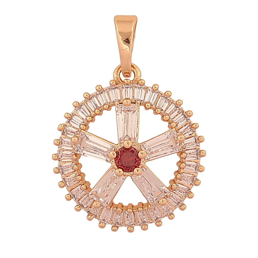 Кулон Xuping цвет Позолота 18K "Круглая кристальная подвеска с кристаллами" для цепочки до 5мм фото №1 Кулон Xuping цвет Позолота 18K "Круглая кристальная подвеска с кристаллами" для цепочки до 5мм фото №1