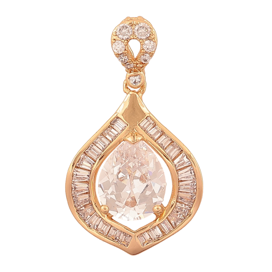 Кулон Xuping цвет Позолота 18K "Кристальное совершенство" для цепочки до 4мм фото №1 Кулон Xuping цвет Позолота 18K "Кристальное совершенство" для цепочки до 4мм фото №1
