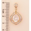 Кулон Xuping цвет Позолота 18K "Кристальное совершенство" для цепочки до 4мм фото №3 Кулон Xuping цвет Позолота 18K "Кристальное совершенство" для цепочки до 4мм фото №3