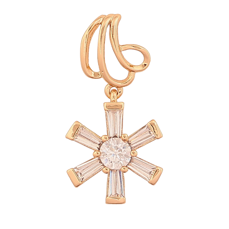 Кулон Xuping цвет Позолота 18K "Кристальная звездочка" для цепочки до 2мм фото №23
