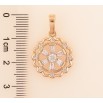 Кулон Xuping цвет Позолота 18K "Кристальная звездочка в декоративном колечке" для цепочки до 6мм фото №3 Кулон Xuping цвет Позолота 18K "Кристальная звездочка в декоративном колечке" для цепочки до 6мм фото №3