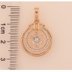 Кулон Xuping цвет Позолота 18K "Кристальная звездочка в колечках" для цепочки до 6мм фото №4 Кулон Xuping цвет Позолота 18K "Кристальная звездочка в колечках" для цепочки до 6мм фото №4