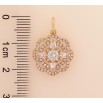 Кулон Xuping цвет Позолота 18K "Цветок с инкрустацией кристаллами" для цепочки до 4мм фото №3 Кулон Xuping цвет Позолота 18K "Цветок с инкрустацией кристаллами" для цепочки до 4мм фото №3