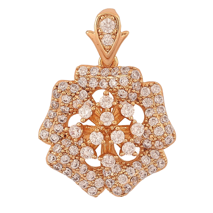 Кулон Xuping цвет Позолота 18K "Цветок с инкрустацией кристаллами" для цепочки до 5мм фото №23 Кулон Xuping цвет Позолота 18K "Цветок с инкрустацией кристаллами" для цепочки до 5мм фото №23