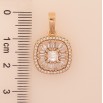 Кулон Xuping цвет Позолота 18K "Магия кристаллов" для цепочки до 6мм фото №4 Кулон Xuping цвет Позолота 18K "Магия кристаллов" для цепочки до 6мм фото №4