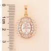 Кулон Xuping цвет Позолота 18K "Магия кристаллов" для цепочки до 6мм фото №4