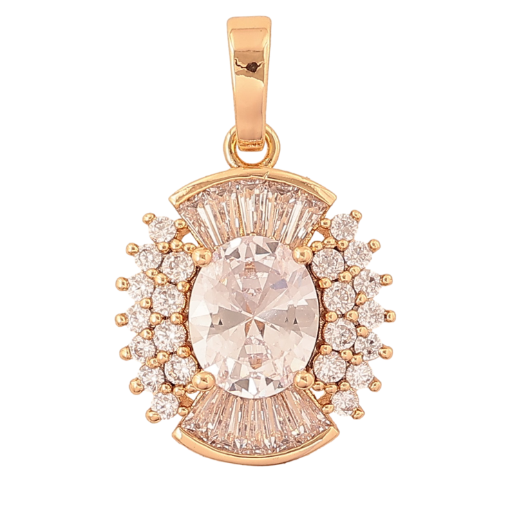 Кулон Xuping цвет Позолота 18K "Магия кристаллов" для цепочки до 6мм фото №8 Кулон Xuping цвет Позолота 18K "Магия кристаллов" для цепочки до 6мм фото №8
