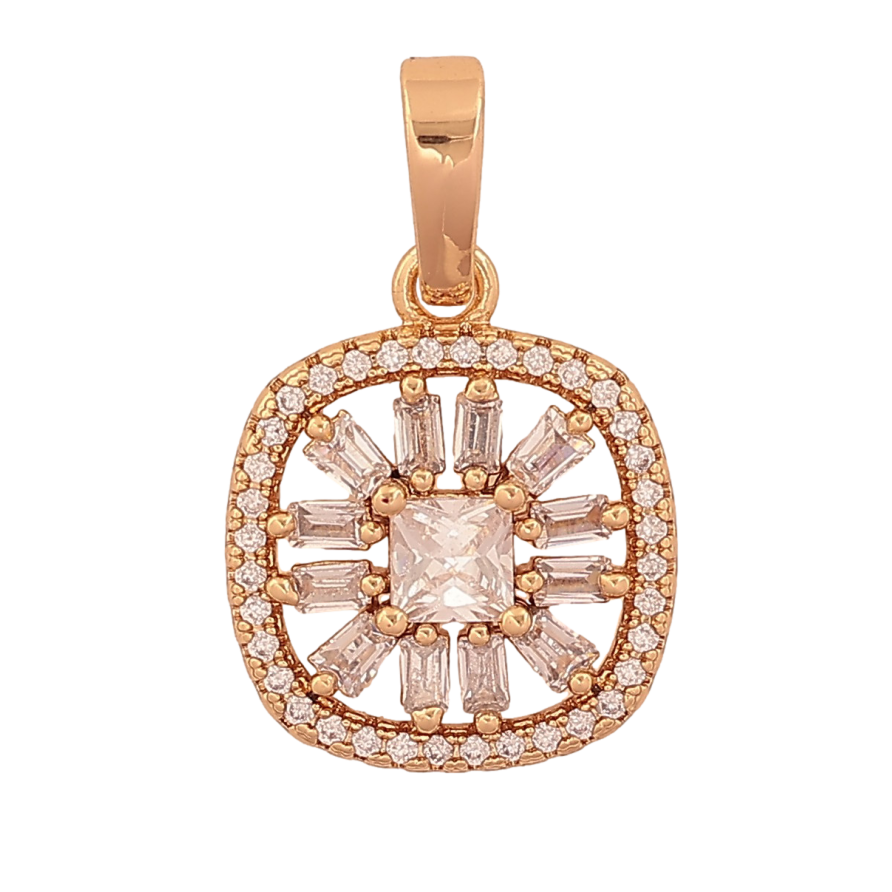 Кулон Xuping цвет Позолота 18K "Магия кристаллов" для цепочки до 6мм фото №1 Кулон Xuping цвет Позолота 18K "Магия кристаллов" для цепочки до 6мм фото №1
