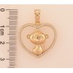 Кулон Xuping цвет Позолота 18K "Мартышка в сердечке" для цепочки до 6мм фото №4 Кулон Xuping цвет Позолота 18K "Мартышка в сердечке" для цепочки до 6мм фото №4