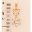 Кулон Xuping цвет Позолота 18K "Бабочка с кристальной звездочкой" для цепочки до 6мм фото №3 Кулон Xuping цвет Позолота 18K "Бабочка с кристальной звездочкой" для цепочки до 6мм фото №3