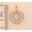Кулон Xuping цвет Позолота 18K "Сердце с инкрустацией кристаллами" для цепочки до 6мм фото №3 Кулон Xuping цвет Позолота 18K "Сердце с инкрустацией кристаллами" для цепочки до 6мм фото №3