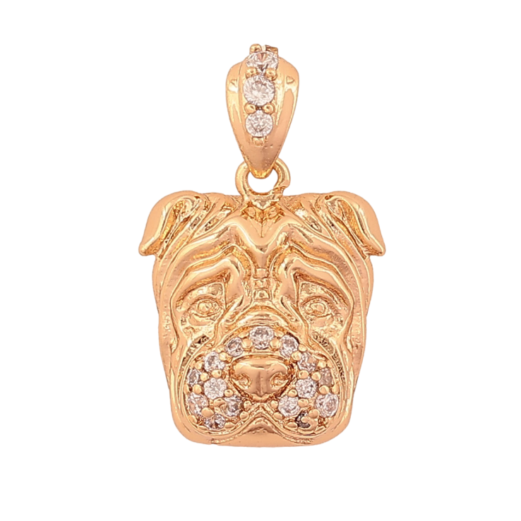 Кулон Xuping цвет Позолота 18K "Собачья мордочка" для цепочки до 4мм фото №24 Кулон Xuping цвет Позолота 18K "Собачья мордочка" для цепочки до 4мм фото №24