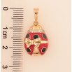 Кулон Xuping цвет Позолота 18K "Божья коровка" для цепочки до 6мм фото №2