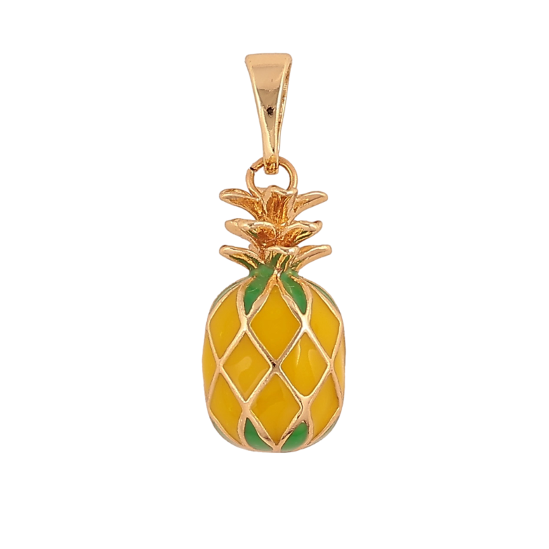 Кулон Xuping цвет Позолота 14К "Ананас" для цепочки до 5мм фото №1