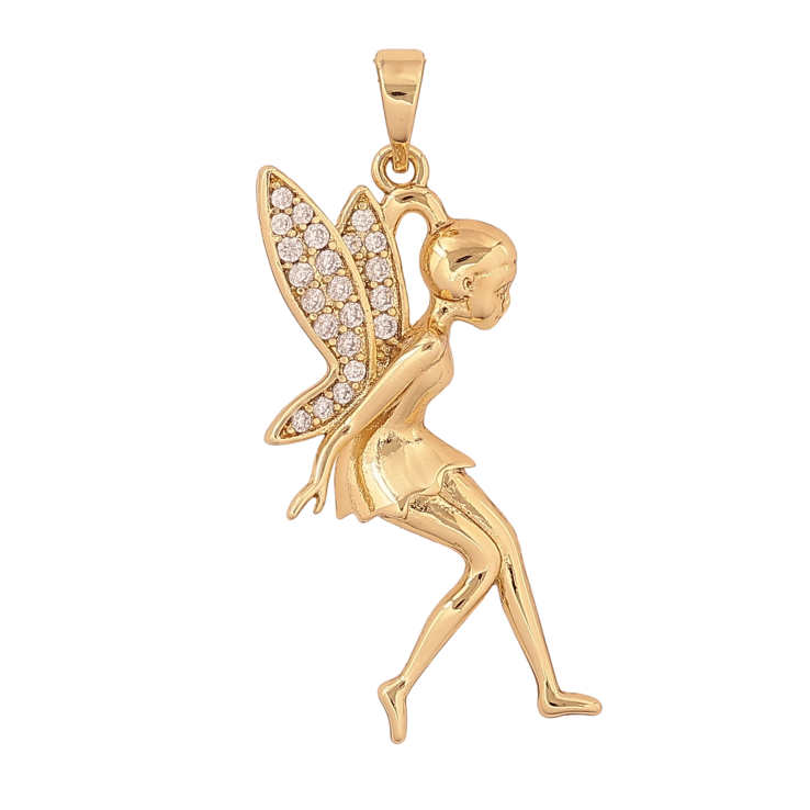 Кулон Xuping цвет Позолота 14К "Фея" для цепочки до 5мм фото №3