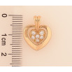 Кулон Xuping цвет Позолота 18К "Сердечко" для цепочки до 4мм фото №2 Кулон Xuping цвет Позолота 18К "Сердечко" для цепочки до 4мм фото №2