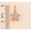 Кулон Xuping колір Позолота 18K "Зірочка" для ланцюжка до 5мм фото №2 Кулон Xuping колір Позолота 18K "Зірочка" для ланцюжка до 5мм фото №2