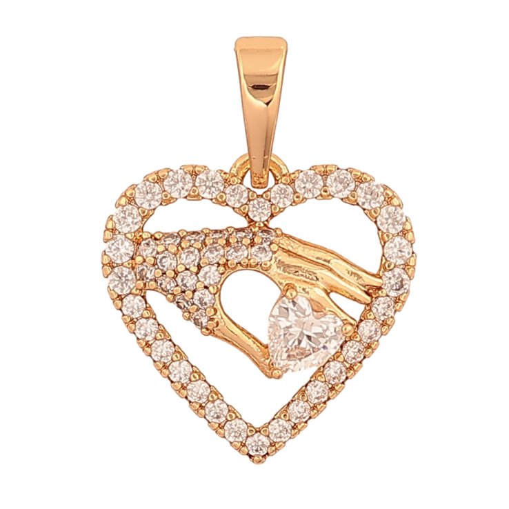 Кулон Xuping колір Позолота 18К "Серце декоративне з кристалами" для ланцюжка до 6мм фото №19 Кулон Xuping колір Позолота 18К "Серце декоративне з кристалами" для ланцюжка до 6мм фото №19