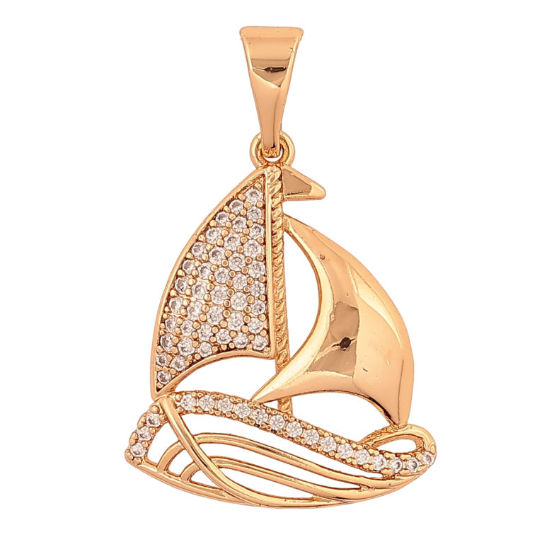 Кулон Xuping цвет Позолота 18К "Кораблик" для цепочки до 7мм фото №1 Кулон Xuping цвет Позолота 18К "Кораблик" для цепочки до 7мм фото №1