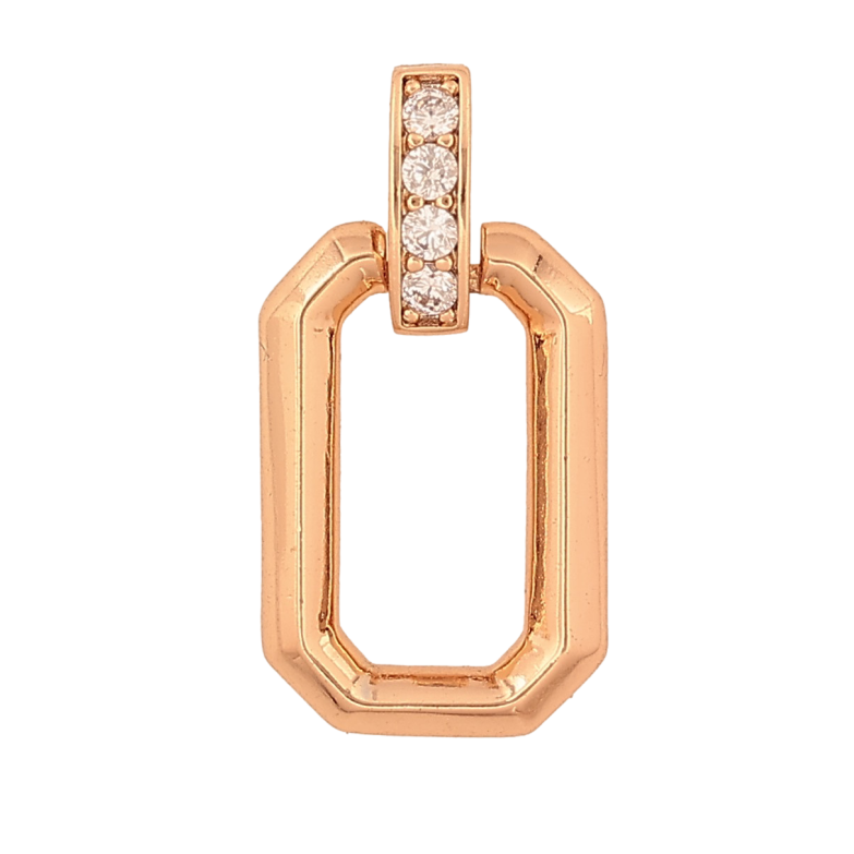 Кулон Xuping цвет Позолота 18K "Узор с кристаллами" для цепочки до 3мм фото №2