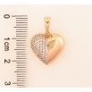 Кулон Xuping цвет Позолота 18K "Сердечко с инкрустацией кристаллами" для цепочки до 6мм фото №2 Кулон Xuping цвет Позолота 18K "Сердечко с инкрустацией кристаллами" для цепочки до 6мм фото №2