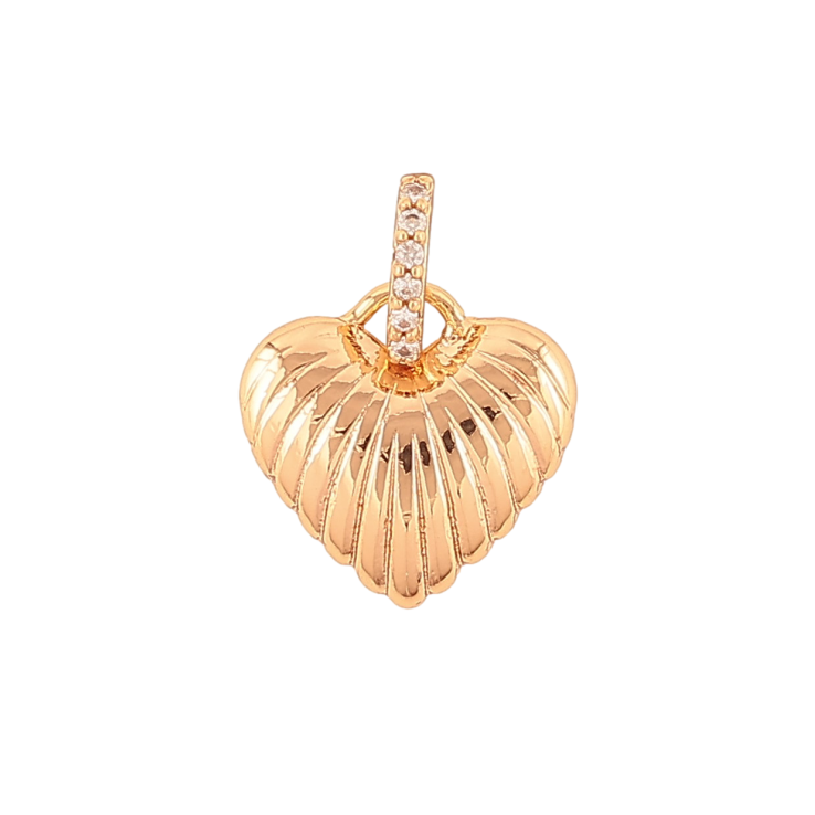 Кулон Xuping колір Позолота 18K "Сердечко" для ланцюжка до 4мм фото №22 Кулон Xuping колір Позолота 18K "Сердечко" для ланцюжка до 4мм фото №22