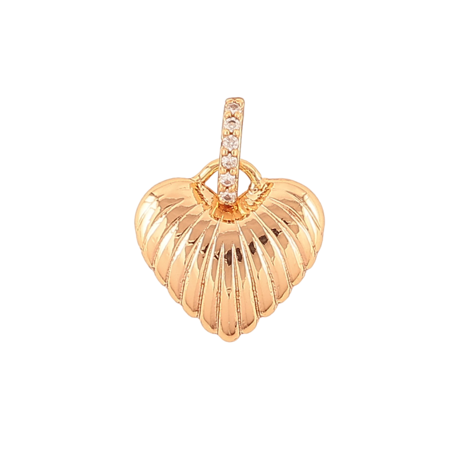 Кулон Xuping колір Позолота 18K "Сердечко" для ланцюжка до 4мм фото №1