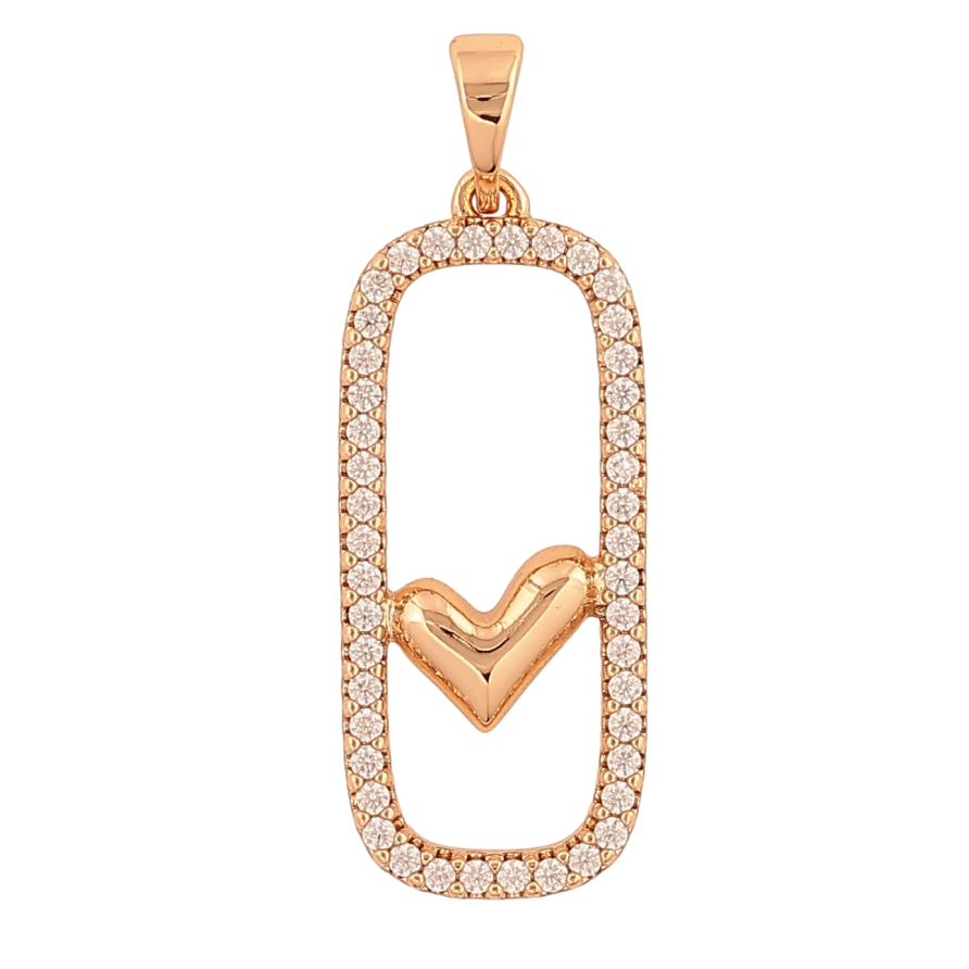 Кулон Xuping цвет Позолота 18К "Сердечко" для цепочки до 5мм фото №1 Кулон Xuping цвет Позолота 18К "Сердечко" для цепочки до 5мм фото №1