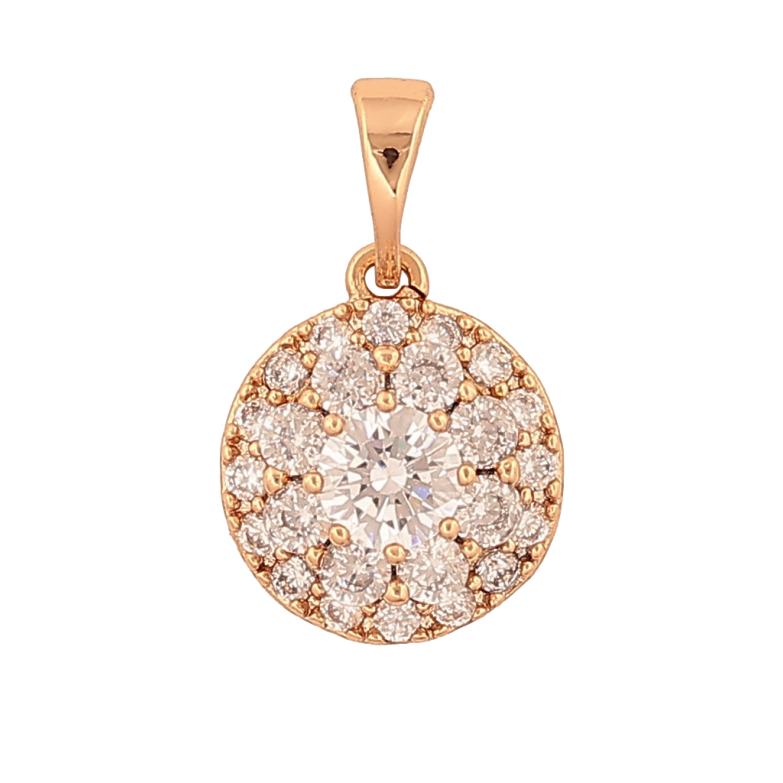 Кулон Xuping колір Позолота 18К "Інкрустація кристалами" для ланцюжка до 5мм фото №1 Кулон Xuping колір Позолота 18К "Інкрустація кристалами" для ланцюжка до 5мм фото №1