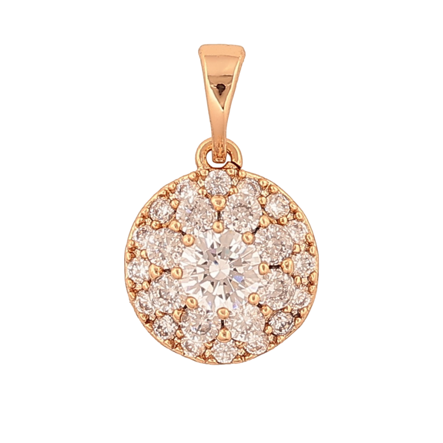 Кулон Xuping колір Позолота 18К "Інкрустація кристалами" для ланцюжка до 5мм фото №1 Кулон Xuping колір Позолота 18К "Інкрустація кристалами" для ланцюжка до 5мм фото №1