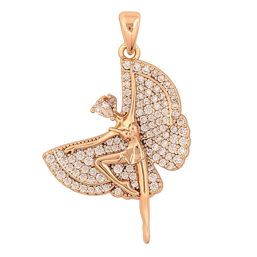 Кулон Xuping колір Позолота 18К "Фея" для ланцюжка до 2мм фото №1