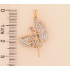 Кулон Xuping колір Позолота 18К "Фея" для ланцюжка до 2мм фото №2