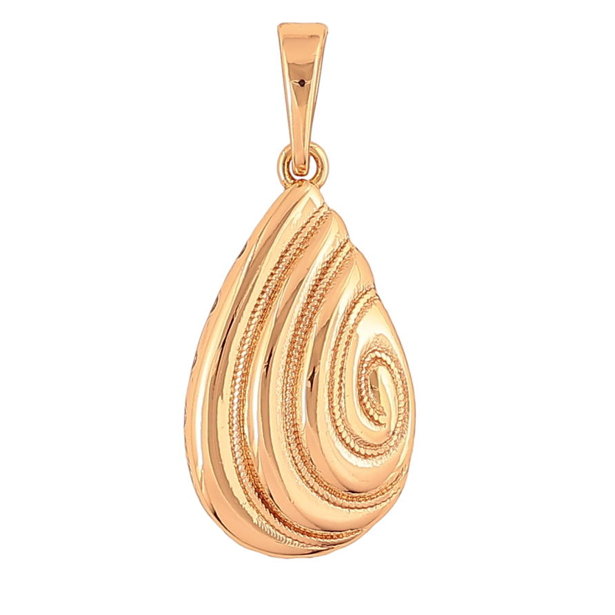 Кулон Xuping цвет Позолота 18K "Декоративная капелька двусторонняя" для цепочки до 6мм фото №1 Кулон Xuping цвет Позолота 18K "Декоративная капелька двусторонняя" для цепочки до 6мм фото №1