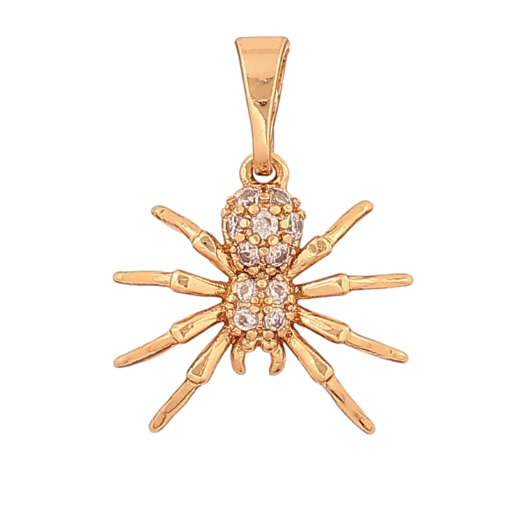 Кулон Xuping цвет Позолота 18K "Паук" для цепочки до 5мм фото №4