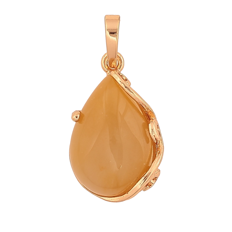 Кулон Xuping колір Позолота 18K "Кристальна крапелька" для ланцюжка до 5мм фото №6