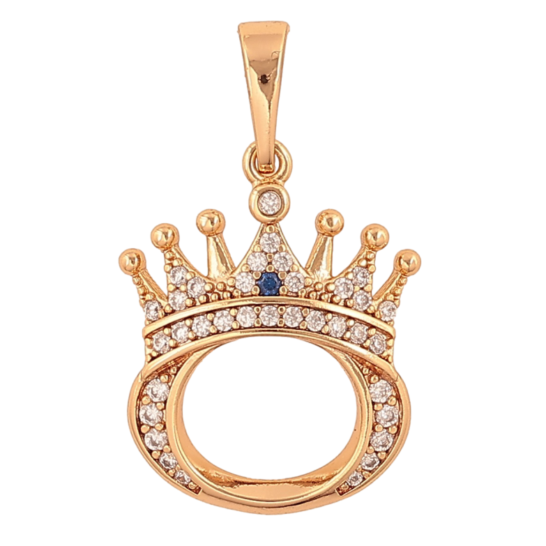 Кулон Xuping колір Позолота 18К "Корона" для ланцюжка до 6мм фото №12 Кулон Xuping колір Позолота 18К "Корона" для ланцюжка до 6мм фото №12