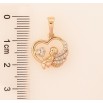 Кулон Xuping цвет Позолота 18K "Сердечко с ангелочком" для цепочки до 6мм фото №2 Кулон Xuping цвет Позолота 18K "Сердечко с ангелочком" для цепочки до 6мм фото №2