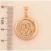 Кулон Xuping цвет Позолота 18K "Влюбленные" для цепочки до 7мм фото №2