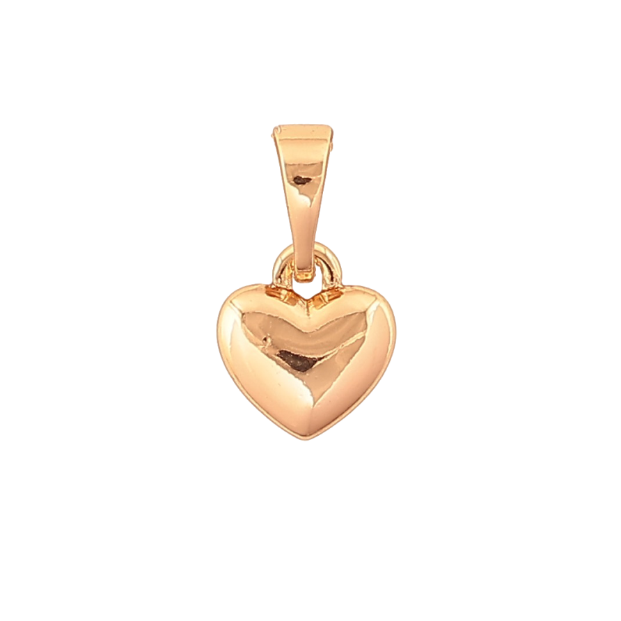 Кулон Xuping колір Позолота 18K "Сердечко, 8х8мм" для ланцюжка до 5мм фото №1 Кулон Xuping колір Позолота 18K "Сердечко, 8х8мм" для ланцюжка до 5мм фото №1