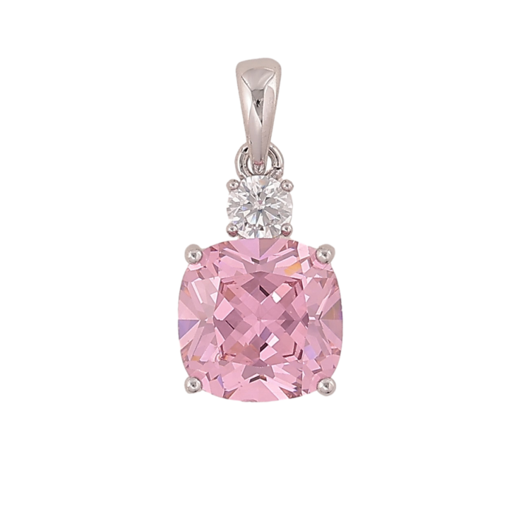 Кулон Xuping цвет Родий "Розовый кристалл" для цепочки до 4мм фото №6 Кулон Xuping цвет Родий "Розовый кристалл" для цепочки до 4мм фото №6