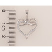 Кулон Xuping цвет Родий "Сердечко с бантом" для цепочки до 6мм фото №2 Кулон Xuping цвет Родий "Сердечко с бантом" для цепочки до 6мм фото №2