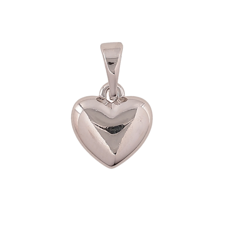Кулон Xuping колір Родій "Серце, 9х10мм" для ланцюжка до 5мм фото №11