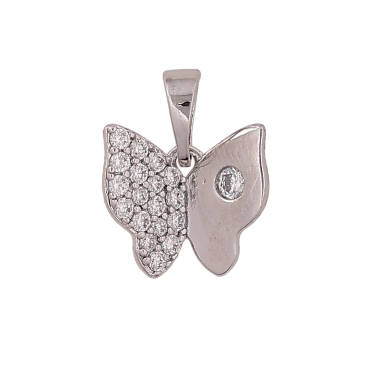 Кулон Xuping колір Родій "Метелик з кристалами" для ланцюжка до 5мм фото №24 Кулон Xuping колір Родій "Метелик з кристалами" для ланцюжка до 5мм фото №24