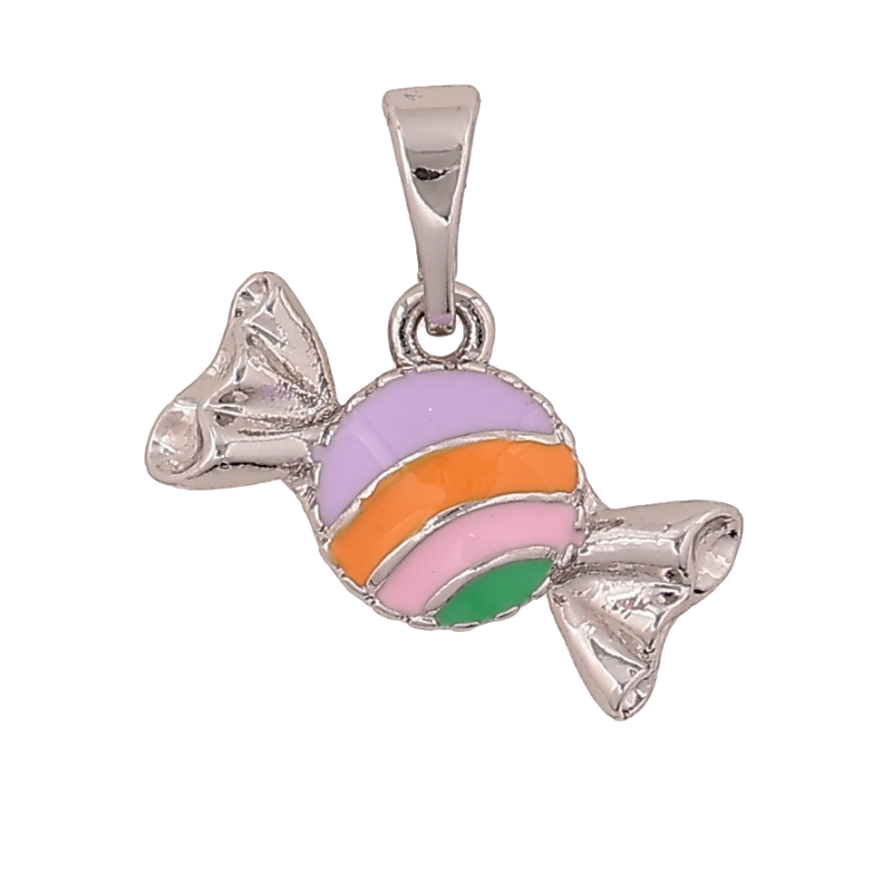 Кулон Xuping цвет Родий "Конфетка" для цепочки до 5мм фото №1