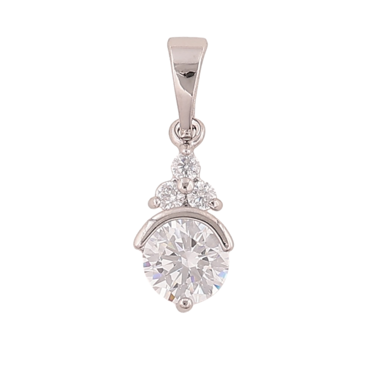 Кулон Xuping цвет Родий "Кристальный блеск" для цепочки до 5мм фото №21