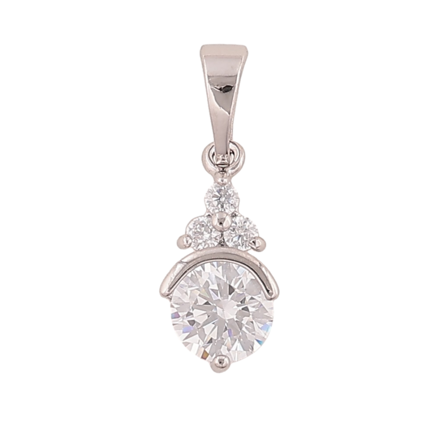 Кулон Xuping цвет Родий "Кристальный блеск" для цепочки до 5мм фото №1 Кулон Xuping цвет Родий "Кристальный блеск" для цепочки до 5мм фото №1